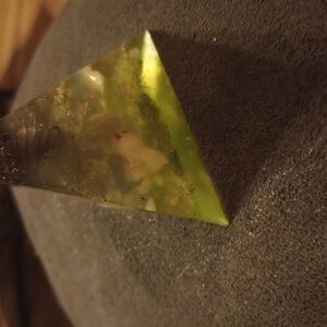 Green Pyramid Home Accent